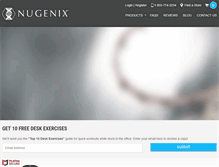 Tablet Screenshot of nugenix.com